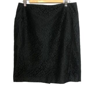 The Limited Black Lace Pencil Skirt, size 12